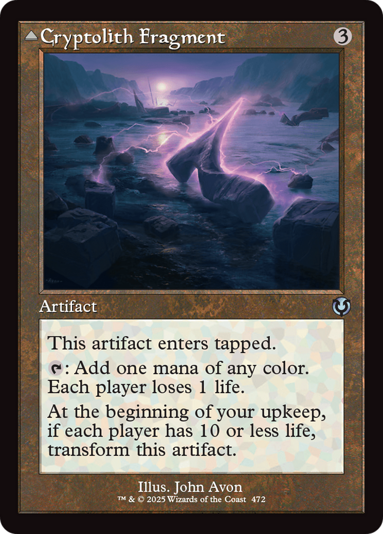 Cryptolith Fragment (Retro Frame) (INR-472)  Foil - Innistrad Remastered