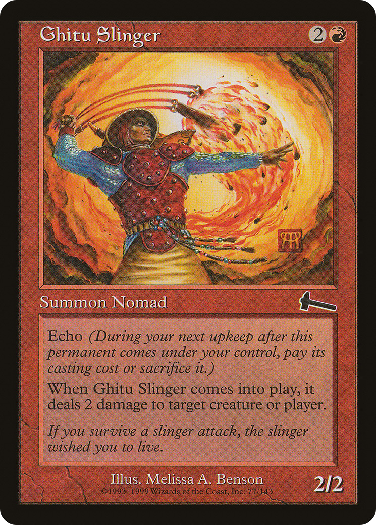 Ghitu Slinger (ULG-077)  - Urza's Legacy