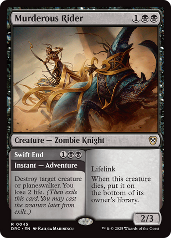 Murderous Rider (DRC-045)  - Commander: Aetherdrift