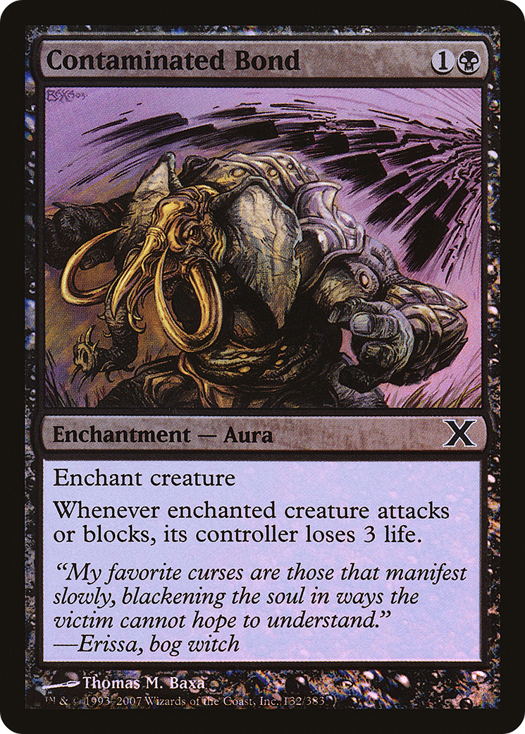 Contaminated Bond (10E-132★)  Foil - Tenth Edition