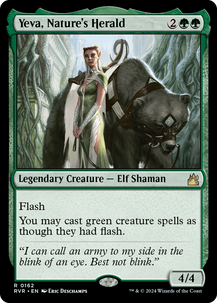 Yeva, Nature's Herald (RVR-162)  - Ravnica Remastered