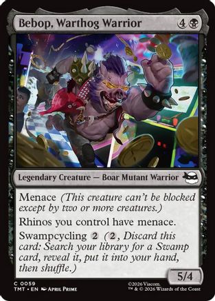 Bebop, Warthog Warrior (TMT-059)  - Teenage Mutant Ninja Turtles