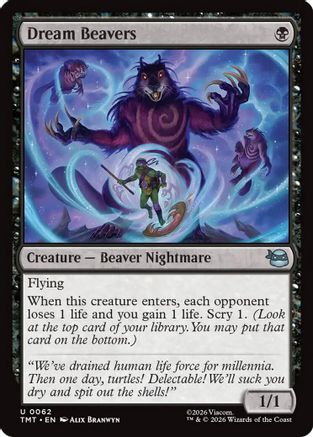 Dream Beavers (TMT-062) - Teenage Mutant Ninja Turtles Foil