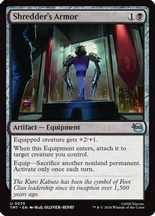 Shredder's Armor (TMT-075)  - Teenage Mutant Ninja Turtles