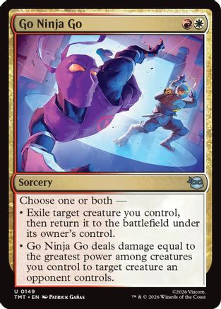 Go Ninja Go (TMT-149)  - Teenage Mutant Ninja Turtles