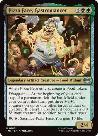 Pizza Face, Gastromancer (TMT-163)  Foil - Teenage Mutant Ninja Turtles