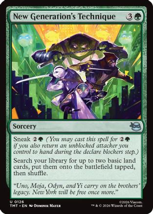 New Generation's Technique (TMT-126)  Foil - Teenage Mutant Ninja Turtles