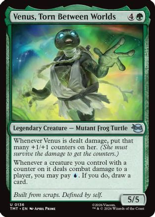 Venus, Torn Between Worlds (TMT-136)  Foil - Teenage Mutant Ninja Turtles