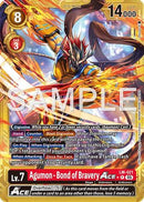 Agumon - Bond of Bravery ACE (Gold Border) (LM-021) - Advanced Booster Digimon Generation Foil