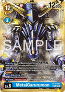 MetalGarurumon (Gold Border) (BT15-101) - Advanced Booster Digimon Generation Foil