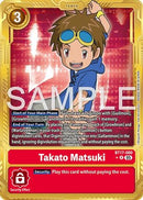 Takato Matsuki (Gold Border) (BT17-080) - Advanced Booster Digimon Generation Foil