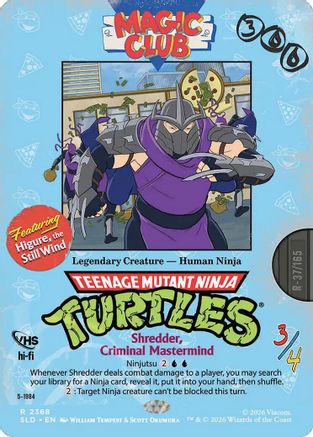 Shredder, Criminal Mastermind - Higure, the Still Wind (SLD-2368)  Foil - Secret Lair Drop Series