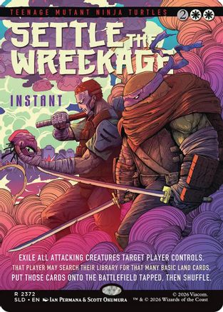 Settle the Wreckage (SLD-2372)  Foil - Secret Lair Drop Series