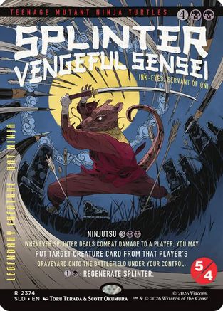 Splinter, Vengeful Sensei - Ink-Eyes, Servant of Oni (SLD-2374)  - Secret Lair Drop Series