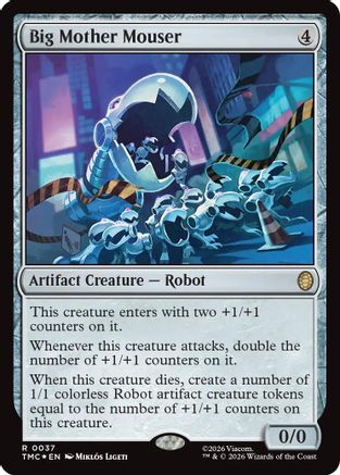 Big Mother Mouser (Surge Foil) (TMC-037)  Foil - Commander: Teenage Mutant Ninja Turtles