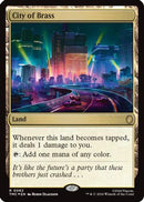 City of Brass (Surge Foil) (TMC-062)  Foil - Commander: Teenage Mutant Ninja Turtles