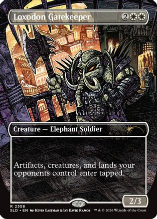 Loxodon Gatekeeper (2358) (SLD-2358)  Foil - Secret Lair Drop Series