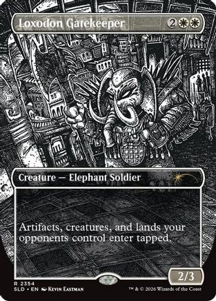 Loxodon Gatekeeper (2354) (SLD-2354)  Foil - Secret Lair Drop Series