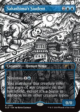 Sakashima's Student (2355) (SLD-2355)  Foil - Secret Lair Drop Series