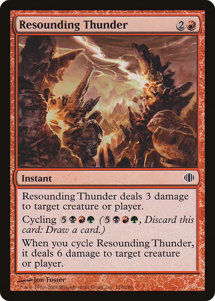 Resounding Thunder (ALA-110) - Shards of Alara