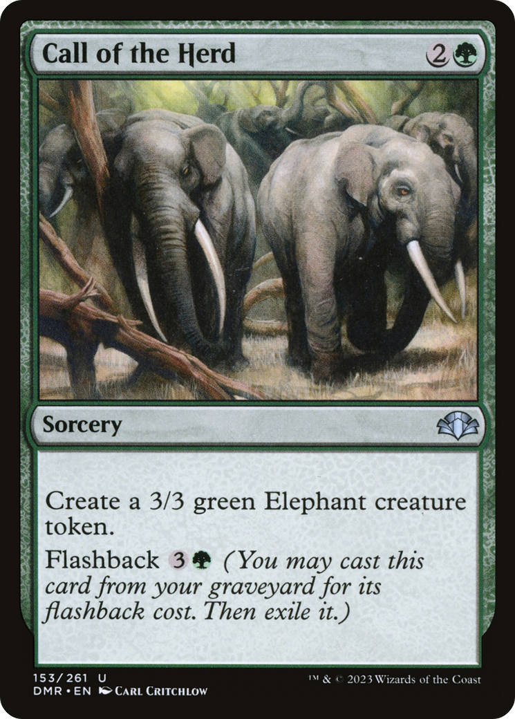 Call of the Herd (DMR-153)  - Dominaria Remastered
