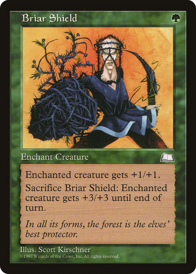 Briar Shield (WTH-)  - Weatherlight