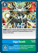 Giga Death (Reprint) (BT8-099) - Advanced Booster Digimon Generation Foil