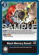 Black Memory Boost! (Reprint) (P-039) - Advanced Booster Digimon Generation Foil