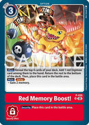 Red Memory Boost! (Reprint) (P-035) - Advanced Booster Digimon Generation Foil