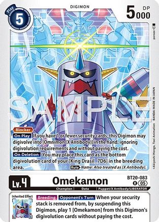 Omekamon (Reprint) (BT20-083) - Advanced Booster Digimon Generation Foil