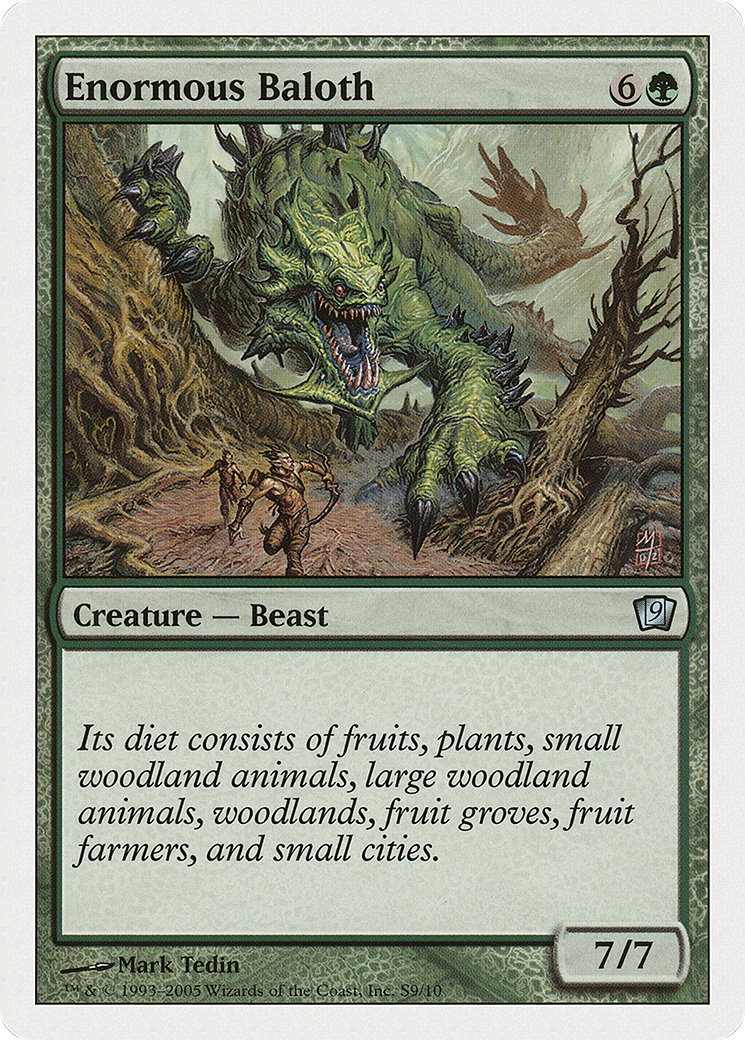 Enormous Baloth (9ED-0S9)  - Ninth Edition