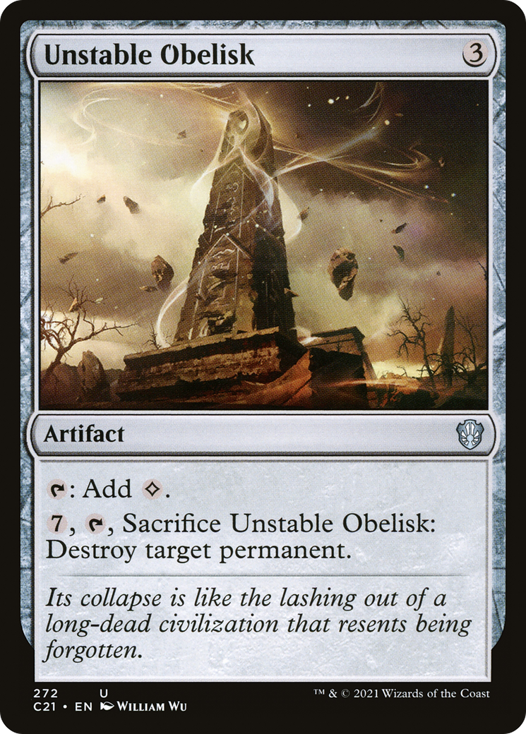 Unstable Obelisk (C21-272)  - Commander 2021