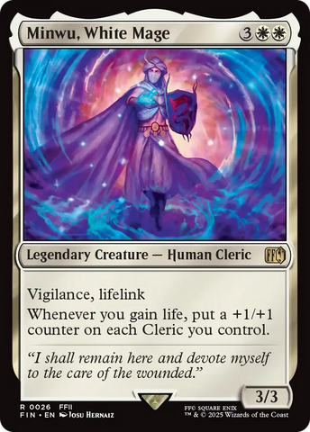 Minwu, White Mage (FIN-026)  - FINAL FANTASY