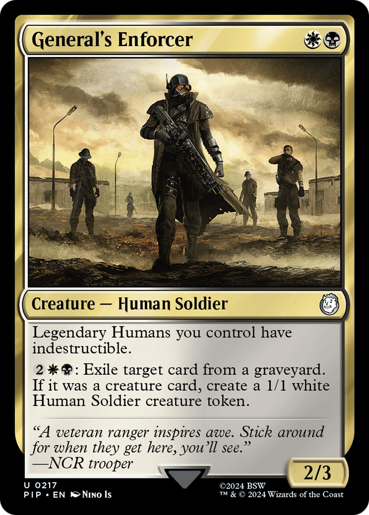 General's Enforcer (PIP-217)  Foil - Fallout