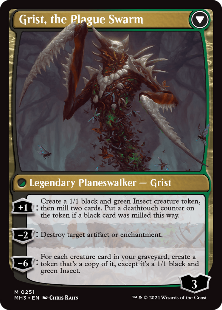 Grist, Voracious Larva (MH3-251)  Foil - Modern Horizons 3