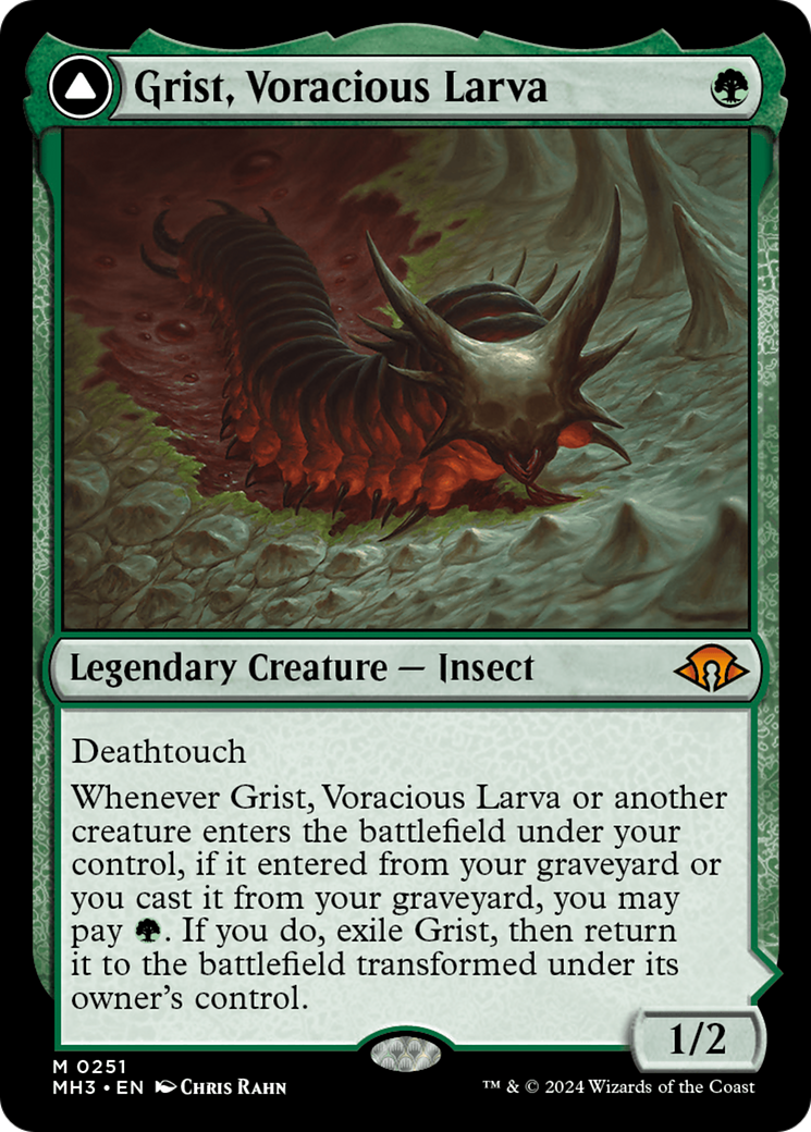 Grist, Voracious Larva (MH3-251)  Foil - Modern Horizons 3