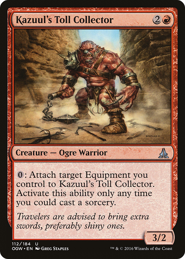Kazuul's Toll Collector (OGW-112)  Foil - Oath of the Gatewatch