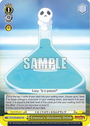 Ermina's Welcome Drink (SR) (FT/S120-E023S SR) - FAIRY TAIL 100 YEARS QUEST