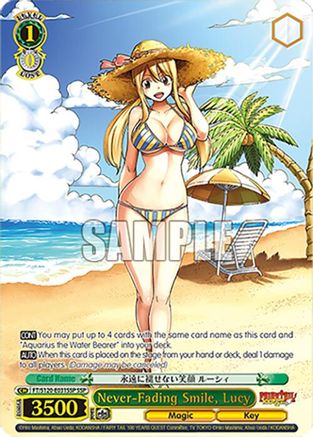 Never-Fading Smile, Lucy (SSP) (FT/S120-E031SSP SSP) - FAIRY TAIL 100 YEARS QUEST