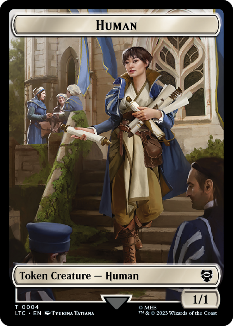 Human (TLTC-004)  - Tales of Middle-earth Commander Tokens