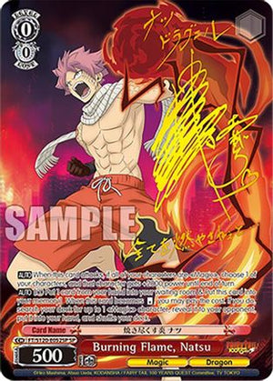 Burning Flame, Natsu (SP) (FT/S120-E052SP SP) - FAIRY TAIL 100 YEARS QUEST