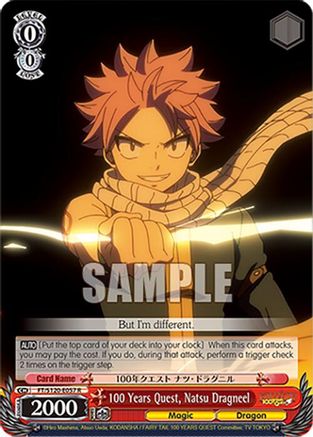 100 Years Quest, Natsu Dragneel (FT/S120-E057 R) - FAIRY TAIL 100 YEARS QUEST