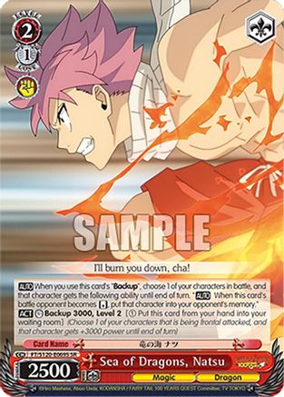 Sea of Dragons, Natsu (SR) (FT/S120-E069S SR) - FAIRY TAIL 100 YEARS QUEST