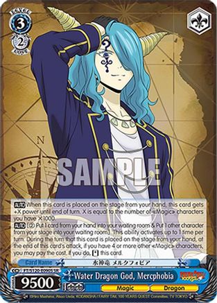 Water Dragon God, Mercphobia (SR) (FT/S120-E090S SR) - FAIRY TAIL 100 YEARS QUEST