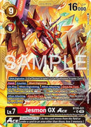 Jesmon GX ACE (Gold Border) (BT20-021) - Advanced Booster Digimon Generation Foil