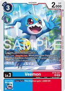 Veemon - BT16-017 (Reprint) (BT16-017) - Advanced Booster Digimon Generation Foil