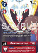 Canoweissmon (Alternate Art) (BT21-022) - Advanced Booster Digimon Generation Foil
