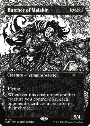 Butcher of Malakir (7071) (SLD-7071)  Foil - Secret Lair Drop Series