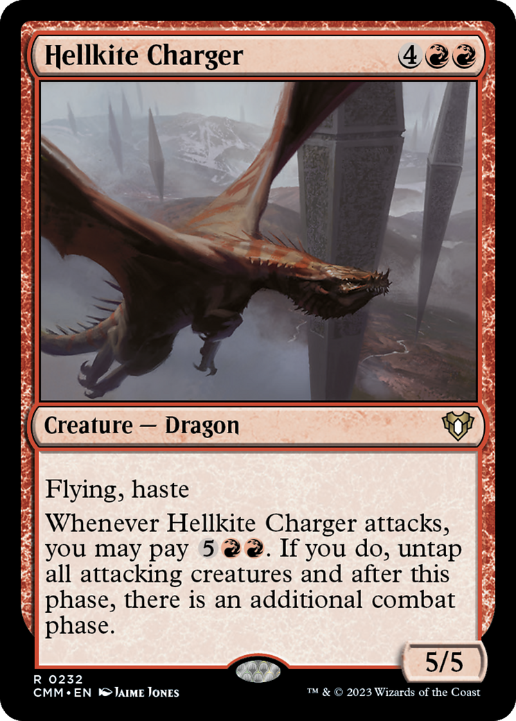 Hellkite Charger (CMM-232)  Foil - Commander Masters