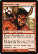 Firedrinker Satyr (THS-122)  Foil - Theros